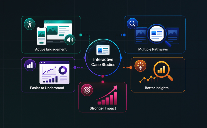 Why Interactive Case Studies Perform Better